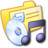 文件夹黄色音乐1 Folder Yellow Music 1